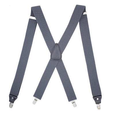 

10 Color Men Suspender X Shape 4 Clip Braces Elastic Adjustable Strap Brace