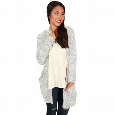 

Casual Cardigan Long Sleeve Pocket with Hat Warm Knit Sweater Jacket