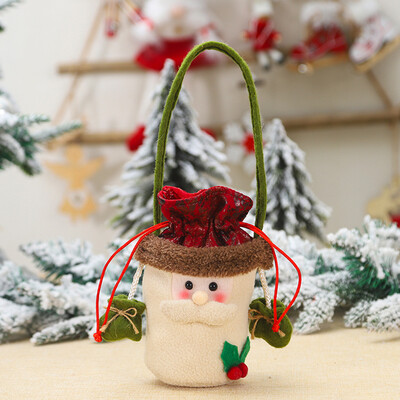 

Siaonvr 1PC Christmas Gift Storage Bag Drawstring Candy Toy Pouches Xmas Decoration