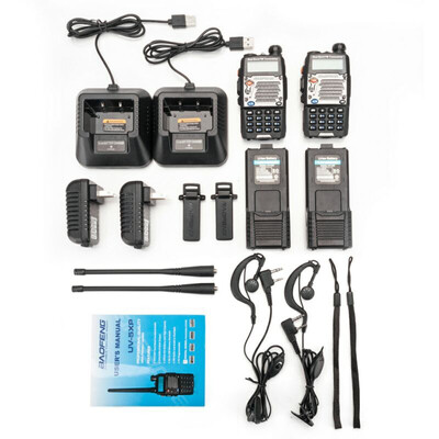 

BaoFeng UV-5XP 8-Watt Dual Band Two-Way Radio 136-174Mhz VHF & 400-520Mhz UHF