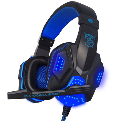 

35mm LED USB Gaming Headset Surround Headband Microphone Volume Control Headphone
