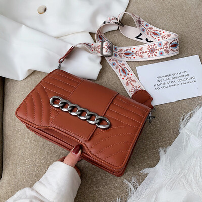 

Ins texture on the new fashion womens bag 2019 new bag Korean version of broadband packet high-grade single shoulder Messenger ba