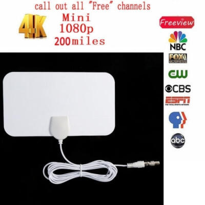 

Antenna TV Digital HD Skywire 4K 200 Mile Range Antena Digital Indoor HDTV 1080p