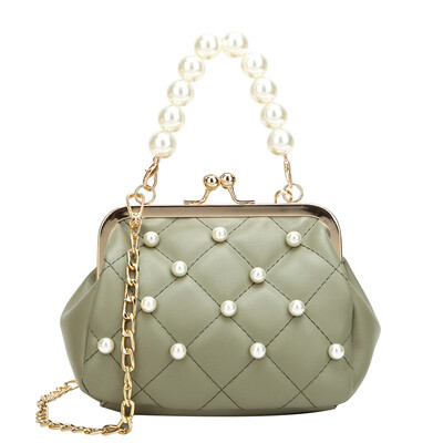 

Chao Korean version of the wild shoulder Messenger bag chic rhombic chain bag small square bag