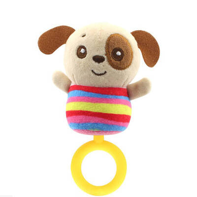 

Tailored Newborn Baby Infant Animal Soft Rattles Teether Hanging Bell Plush Bebe Toys