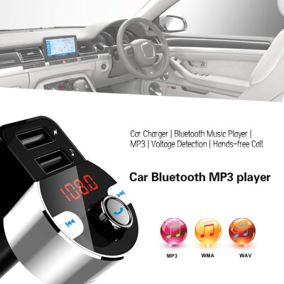 

Bluetooth FM Transmitter Car Kit MP3 Player Wireless Radio Adapter 2 USB Charger