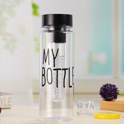 

Plastic Fruit Infuser Water Bottle Lightweight Reusable for Outdoor Sports Gym Yoga Fitness 500ML17OZ