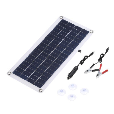 

DC5VDC18V 10W Dual Output Double USB Interface Solar Power Energy Charging Panel with Car Charger IP65 Water Resistance Portable