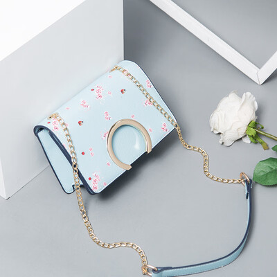 

One-shoulder little lady tide Korean ins Joker chain messenger bag fashion diagonal simplicity