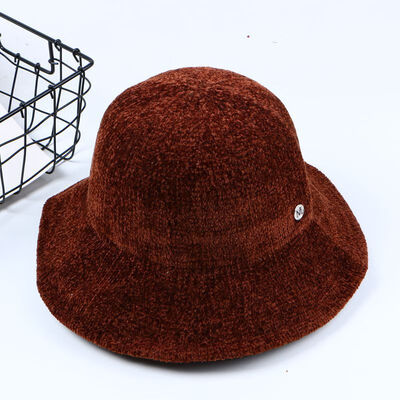 

New Autumn&Winter Hat Alphabet Female Cheney Fishermans Cap Sunshade Knitted Cap Foldable Couple Pot Cap Tide