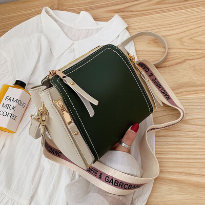 

Small bag female new Korean fashion wild shoulder messenger bag simple handbag bucket bag tide