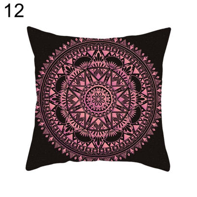 

Mandala Lion Cube Pillow Cover Cushion Case Home Car Sofa Bedroom Hotel Decor