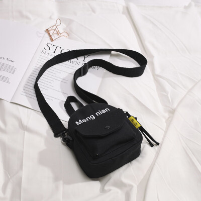 

Ancient sense small bag female 2019 new Korean version of casual wild ins slung canvas girl shoulder bag