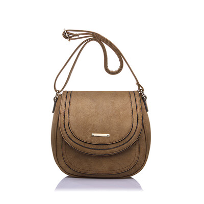 

REALER women shoulder bags ladies solid messenger bag female small handbag artificial leather small saddle crossbody bag purse