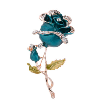

Rhinestone Brooch Women Crystal Rhinestone Brooch Wedding Party Bridal Flower Brooch Pin New Natura