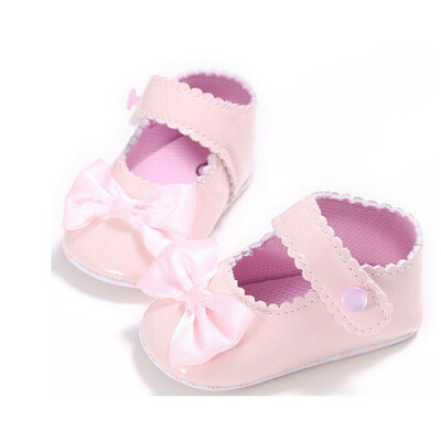 

SUNSIOM Fasion Newborn Baby Boy Girl Soft Sole White Pram Shoes Trainers Size 0-18M