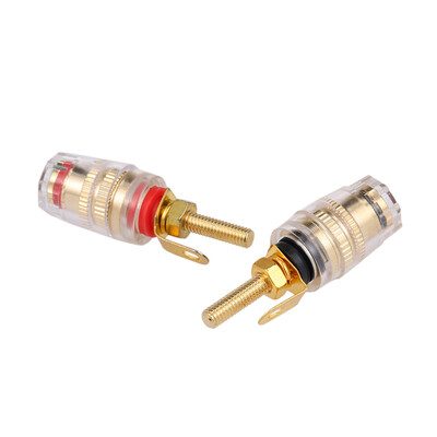 

4mm Banana Plug Gold Plated Speaker Terminal Long Plug Binding Column Low Frequency Amplifier Connector