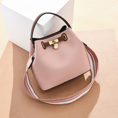 

Bucket Bag Nuchao Large Capacity Korean Version Fairy Small Bag Single Shoulder Bag Broadband ins Slant Bag
