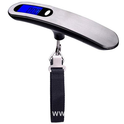 

Digital Scale Blue Backlit LCD Display 50kg Weighing Kitchen Luggage Travel Scale