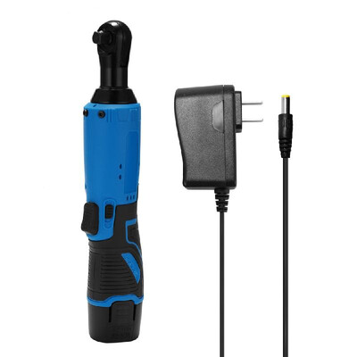 

12V Lithium Battery Rechargeable Electric Wrench Portable Multifunctional Cordless 38 Inch Ratchet Wrench 90 Degree Power Tool Wr