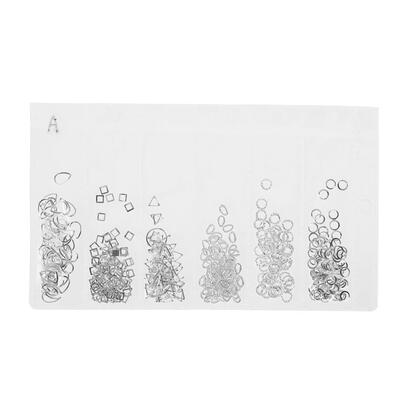 

3D Nail Art Stickers Geometry Silver DIY Manicure Beauty Decals Charm Decor