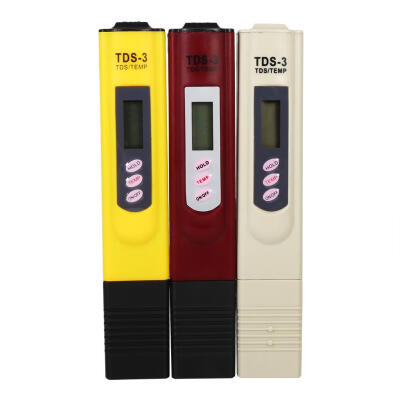 

Digital LCD Water Quality Testing Pen Purity Filter TDS Meter Tester 0-9990 PPM Temp Portable Water TDS Meter Tester Pen