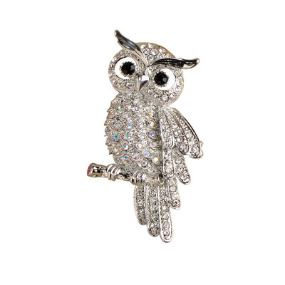 

Blucome Owl Brooch Vintage Ladies Animal Fashion Brooch 7236