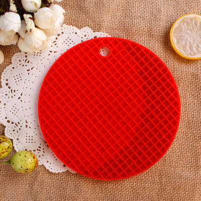 

Toponeto Silicone Heat Insulation Placemat Plate Coaster Round Pad Cup Table Bowl Mat