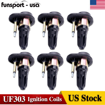 

Ignition Coil Pack of 6 for Chevy Trailblazer Colorado Buick Rainier Hummer H3 Isuzu Olds Saab L4-28L L5-35L L6-42L