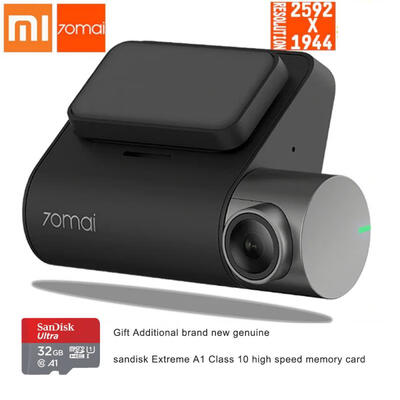 

XIAOMI 70mai Pro GPS Car DVR English Version Dash Camera Video WIFI SONY IMX335 Sensor 140 Degree FOV Parking Monitor