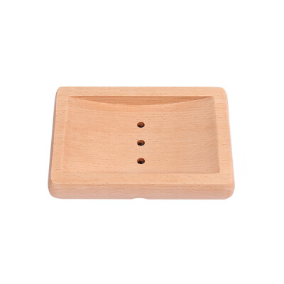 

Toponeto Wood Wooden Soap Dish Storage Tray Holder Soap Box Bath Shower Plate Bathroom U