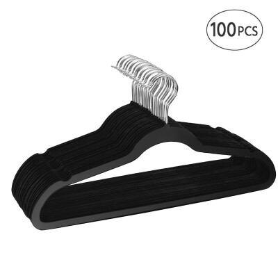 

100 pcs Velvet Clothes SuitShirtPants Hangers