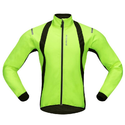 

WOSAWE Mens Cycling Jacket Windproof Warm Fleece Winter MTB Bike Bicycle Riding Jersey Outdoor Sport Coat