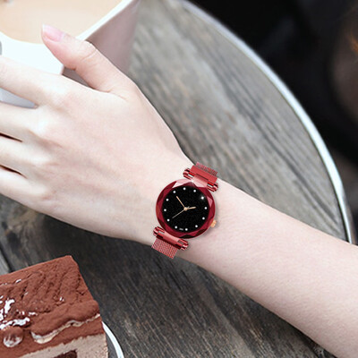 

RM Ladies Watch Starry Sky Women Watches Bracelet Magnetic Stainless Wristwatche