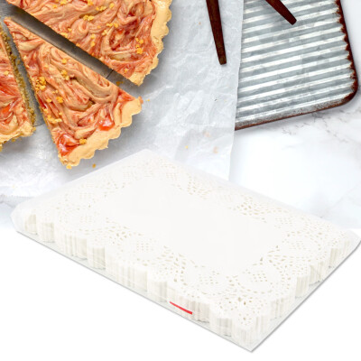 

Greensen 140Pcs Rectangle Beautiful Baking Paper Cake Bread Pastry Lace Paper Mat 2316cm Baking Paper Baking Mat