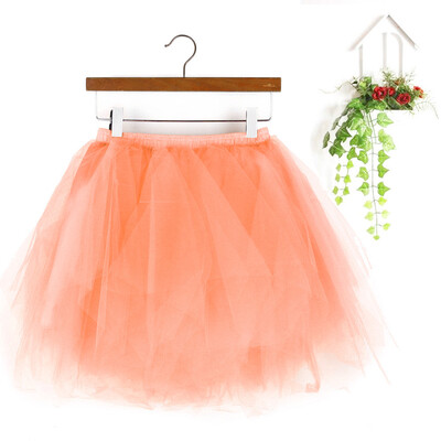 

Roseonmyhand Womens High Quality Pleated Gauze Short Skirt Adult Tutu Dancing Skirt