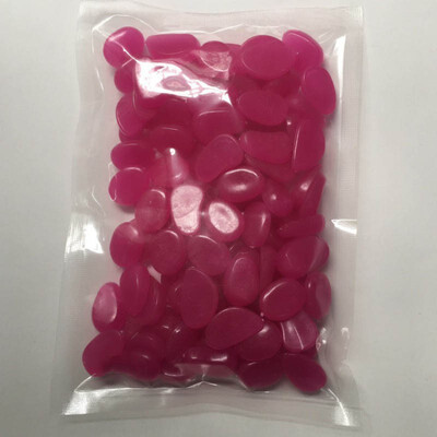 

Luminous Pebbles Glow Stone Decoration Multicolor Fish Tank Landscaping Garden Fluorescent Stone