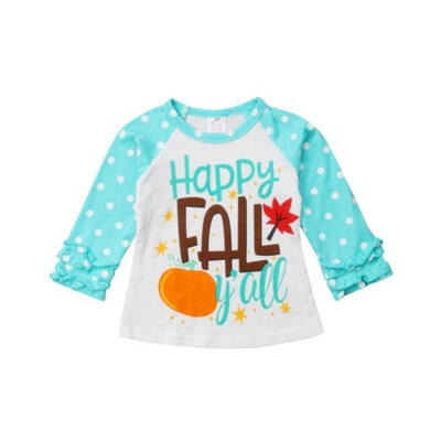 

Goodlook Kids Baby Boy Girl Halloween Cotton Long Sleeve Letter Print T-shirt Tops Shirts Clothes Outfit Carajean