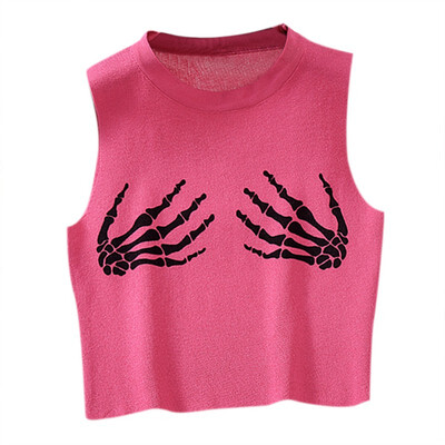 

Women Summer Style All-match Personality Casual Printed Camisoles Tops