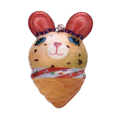 

Gotoamei Ice Cream Rabbit Pendant Scented Charm Slow Rising Collection Stress Reliever