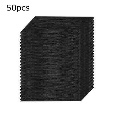 

50pcs Disposable Face Mask Three Layers of Non-woven Filter Nose Mask Ear-loop Breathable Anti Dust Bacteria Black
