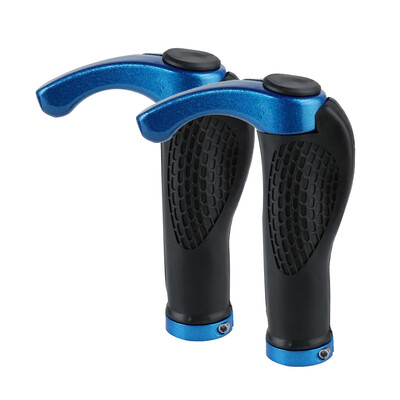 

Ergonomic MTB Mountain Bike Handlebar Rubber Grips Cycling Lock-On Ends