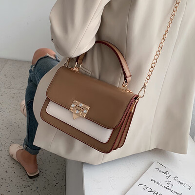 

New bag female texture 2019 autumn new wave Korean version of the small square bag shoulder Messenger bag fashion wild small bag
