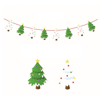 

Tailored Christmas Party Tree Household Children Room Gift Decoration Supplies Flag
