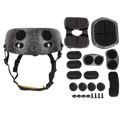 

Greensen 1 set Black Military Helmet Dial Liner Kit Helmet Accessory for Head Protector