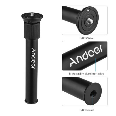 

Andoer 2-Section Aluminum Alloy Tripod Center Column Shaft Extension Tube