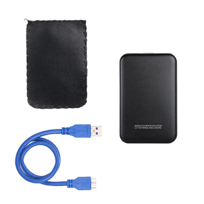 

25 Inch HDD Case USB30 to SATA HDD Converter Adapter External Case Hard Disk Drive Box External HDD EnclosureBlue