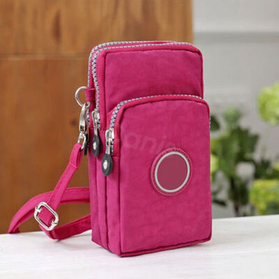 

2019 New Style Fashion Hot Cross-body Mobile Phone Shoulder Bag Pouch Case Belt Handbag Purse Zipper Solid New