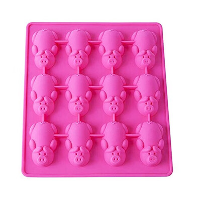 

AT MOUSE pig cake mold chocolate mold biscuit mold baking bread silicone mold ice block mold 11923