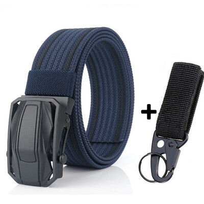 

High Quality Military Equipment Canvas Belt For Men Tactical Designer Jeans Belt Nylon Strap Sports Car Design Buckle Waist Belt
